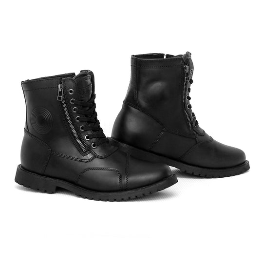 Martin All Leather WP Urban Motorcycle Boots Black