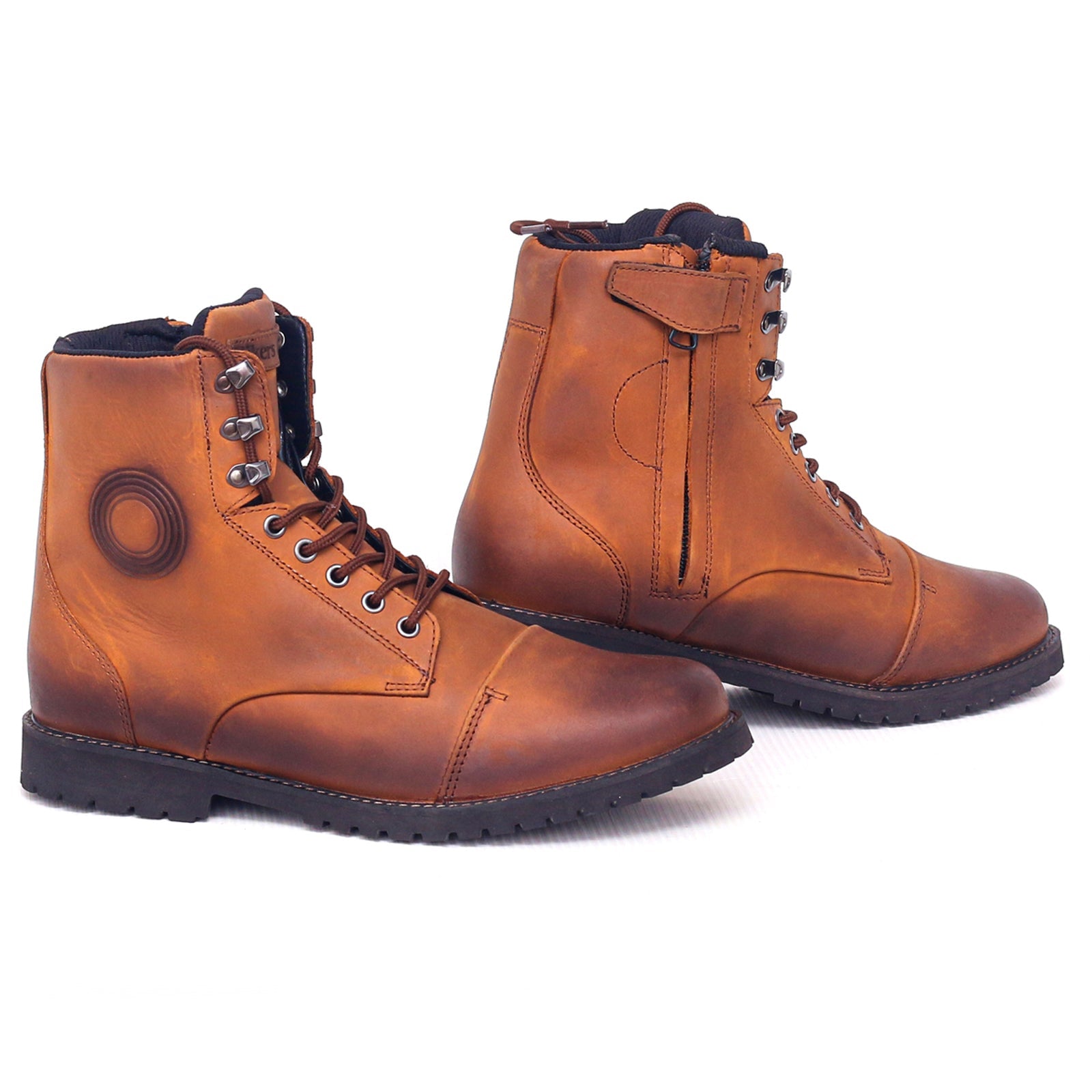 Dexter All Leather WP Urban Motorcycle Boots Brown