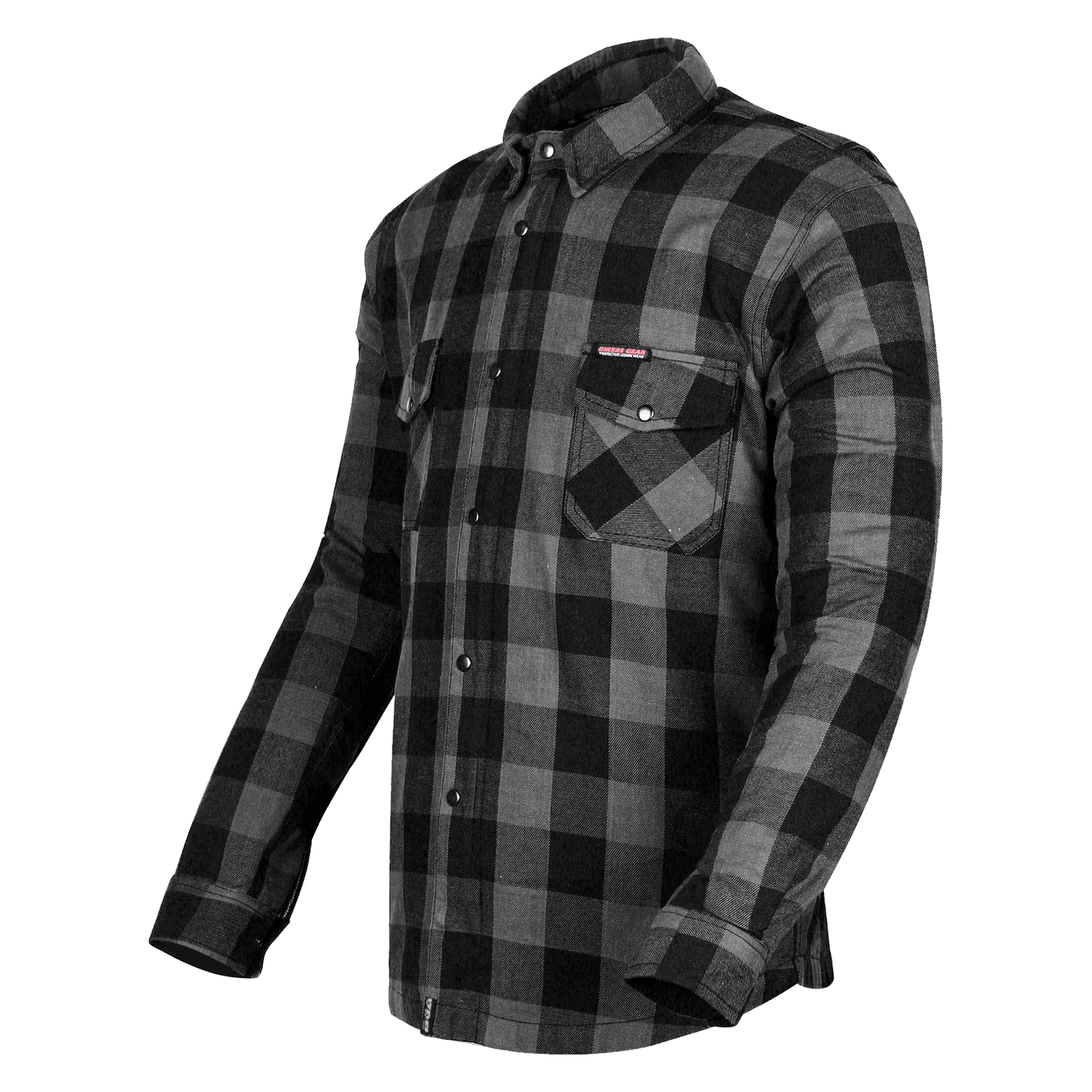 Exo Protective Lined with Kevlar Motorcycle Shirts Black / Grey