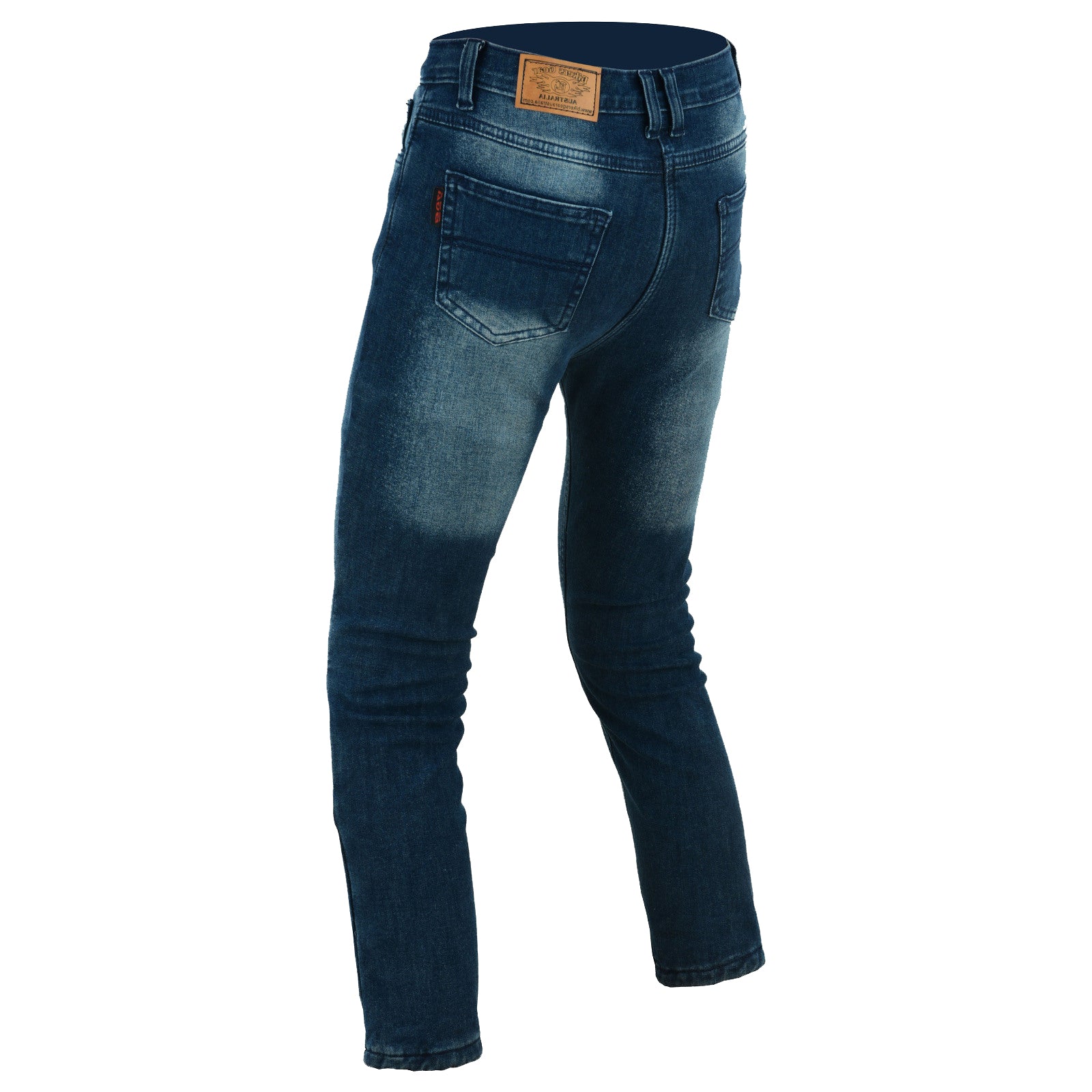 Junee Kids Motorcycle Jeans Blue