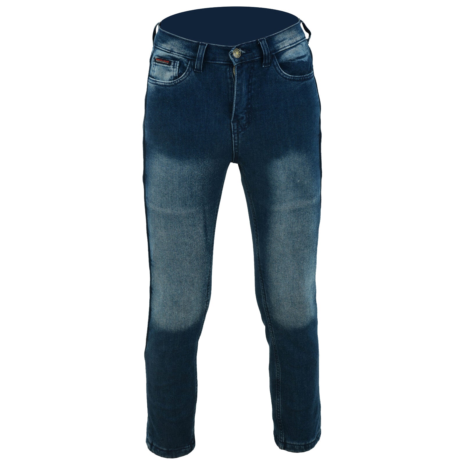 Junee Kids Motorcycle Jeans Blue