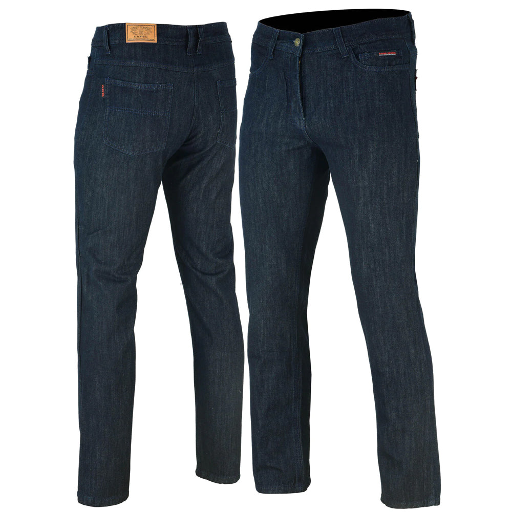 Mens Denim Motorbike Jeans lined with Kevlar Blue