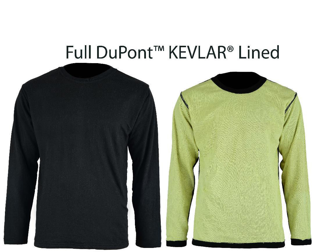 Motorcyle Lined with Kevlar Protective T-Shirt