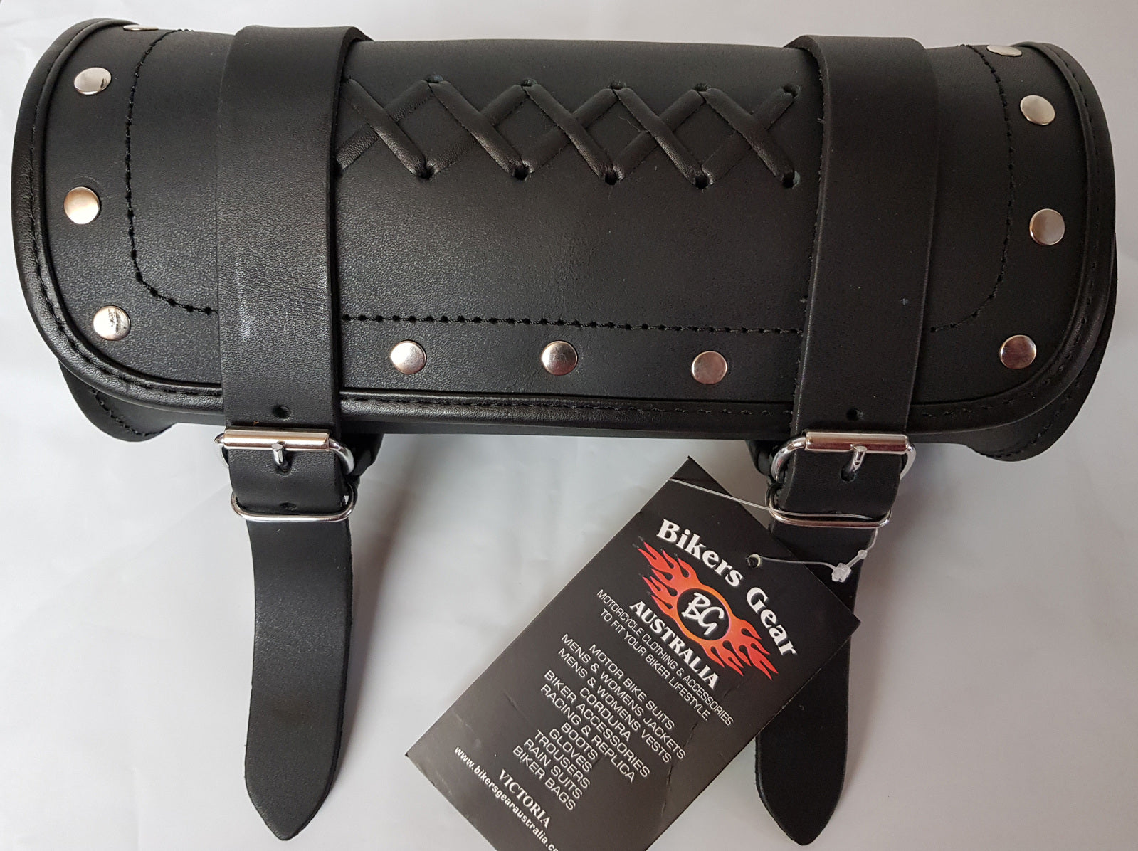 Deluxe Leather Criss Cross Tool Bag