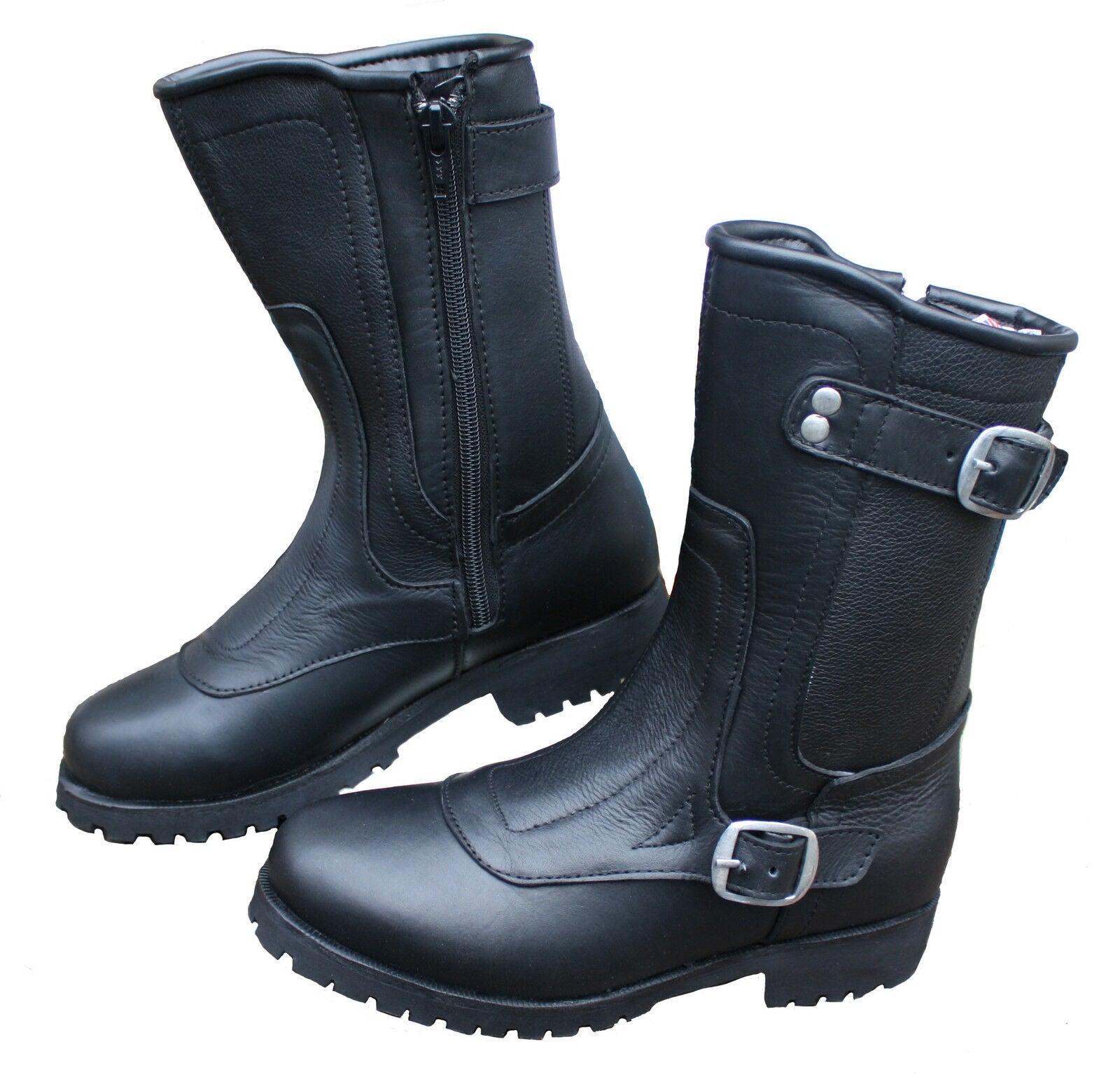Diva Ladies Leather Motorcycle Boots