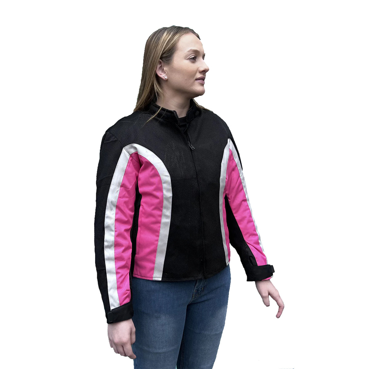 Women's Xena WP Motorcycle Jacket Pink