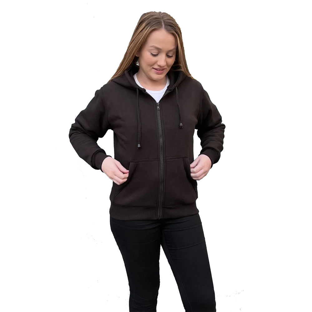 Alpha Lady Protective Motorcycle Hoodie Black
