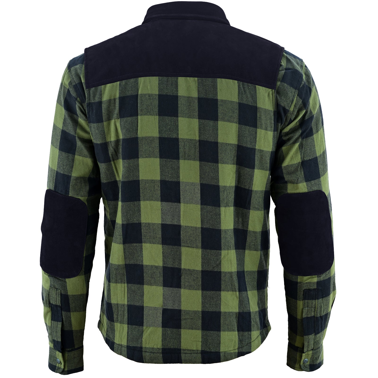 CE Rifster Lined with Kevlar Flannel Motorcycle Shirt Leather outside Pockets