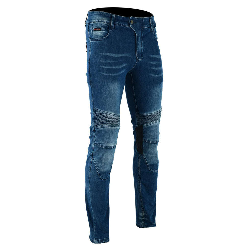 Scorpion Protective Lined With Kevlar Motorcycle Jeans Blue