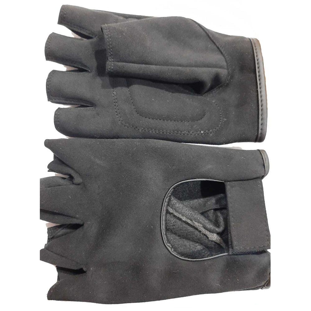 Moose Fingerless Motorcycle Gloves Brown