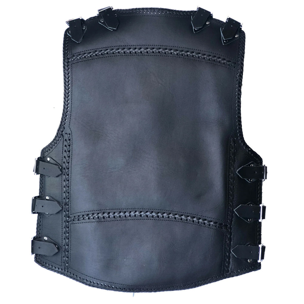 Albany HD 3mm Motorcycle Club Vest Black