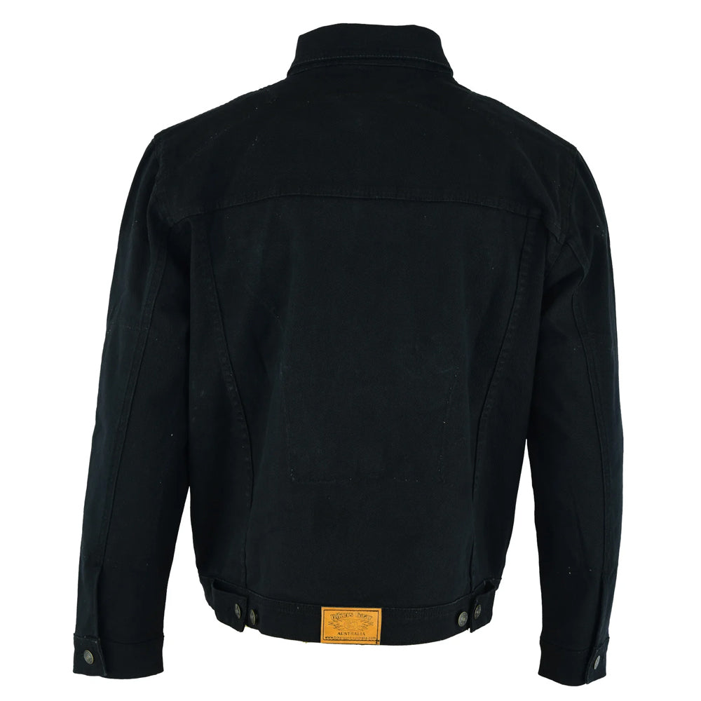 Jack Motorcycle Kevlar Lined Denim Jacket INC Armour