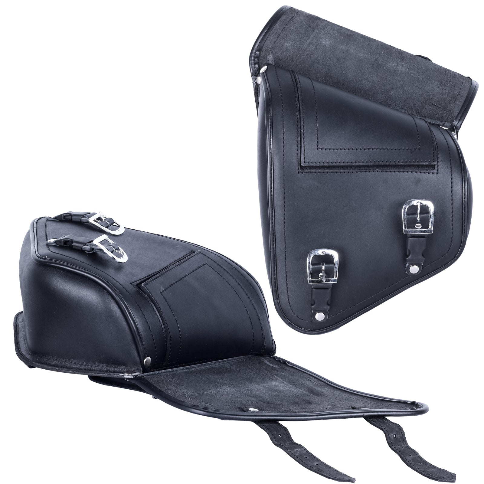 Bling Rounded Harley Softail Motorcycle Swing Arm Bag