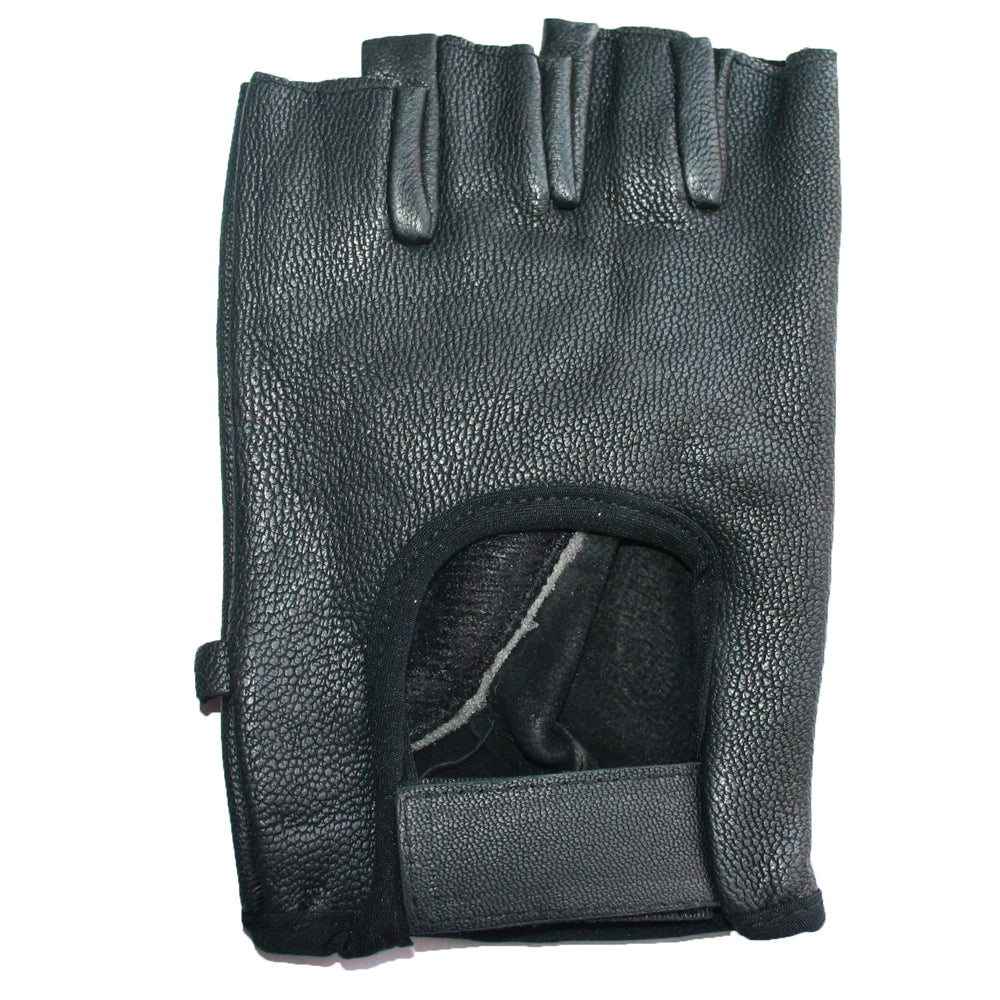 Moose Fingerless Motorcycle Gloves Brown