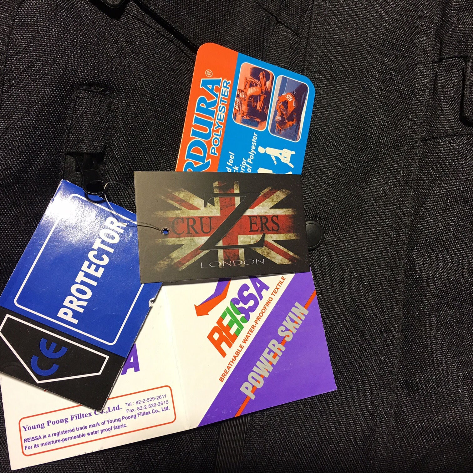 Cruze WP Motorcycle Textile Jacket Black