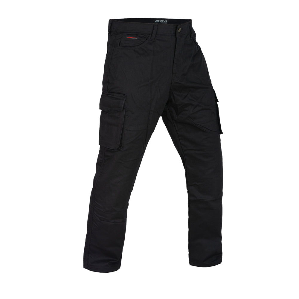 Robin Men Motorcycle Cargo Jeans Lined With Kevlar Black