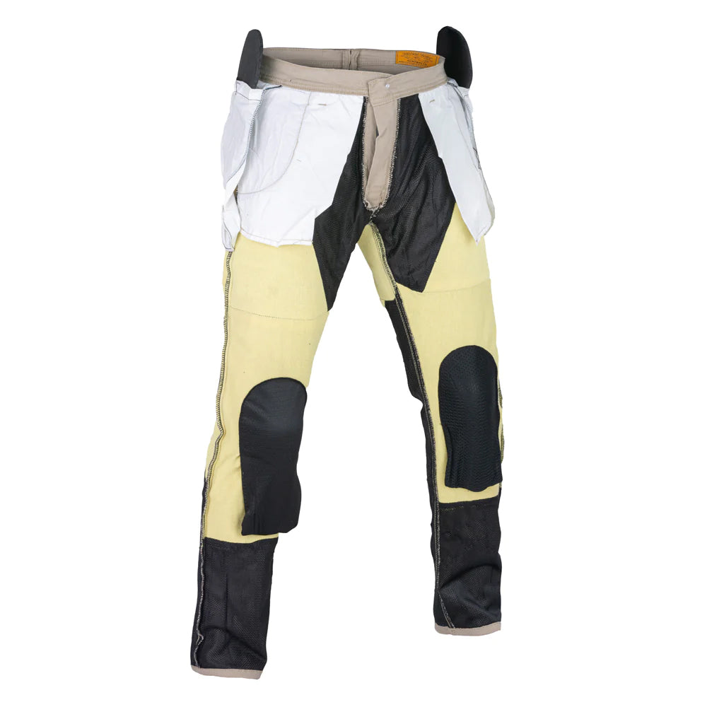 Stork Motorcycle Kevlar Lined Chinos Pants Tan Stretch