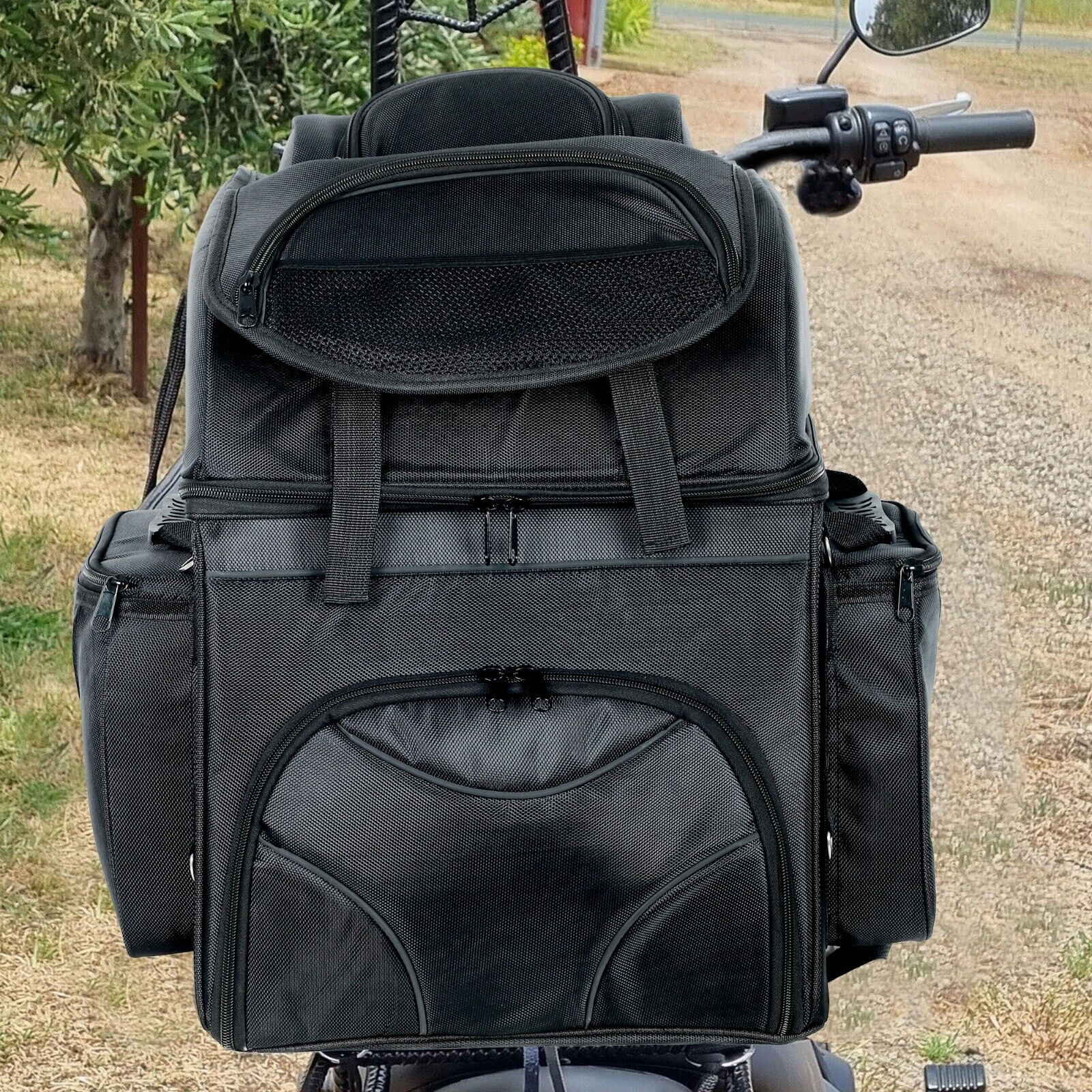 Castor Waterproof  Undy Motorcycle Sissy Bar Bag