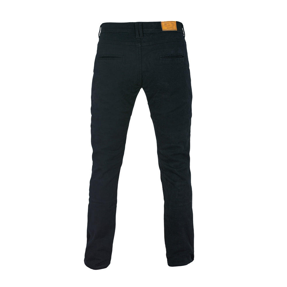 Stork Motorcycle Kevlar Lined Chinos Pants Black Stretch