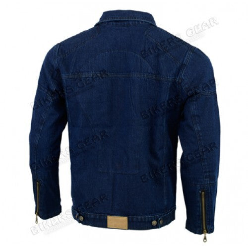 Jack Motorcycle Kevlar Lined Denim Jacket INC Armour