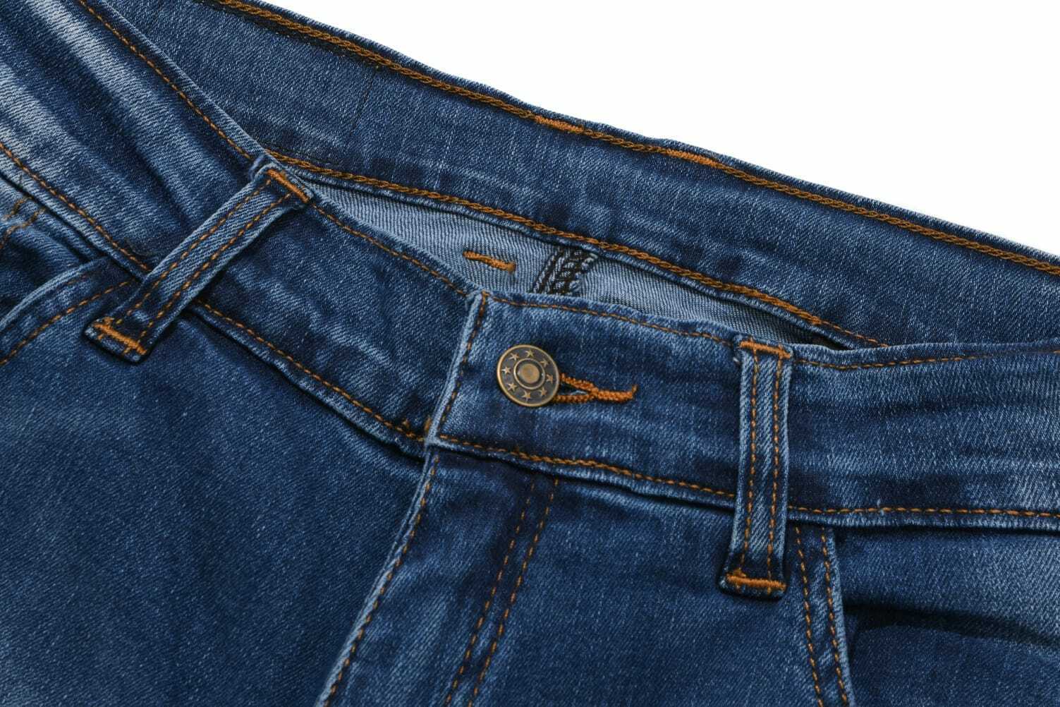 Boot Leg Lady Motorcycle Protective Lined With Kevlar Jeans Blue