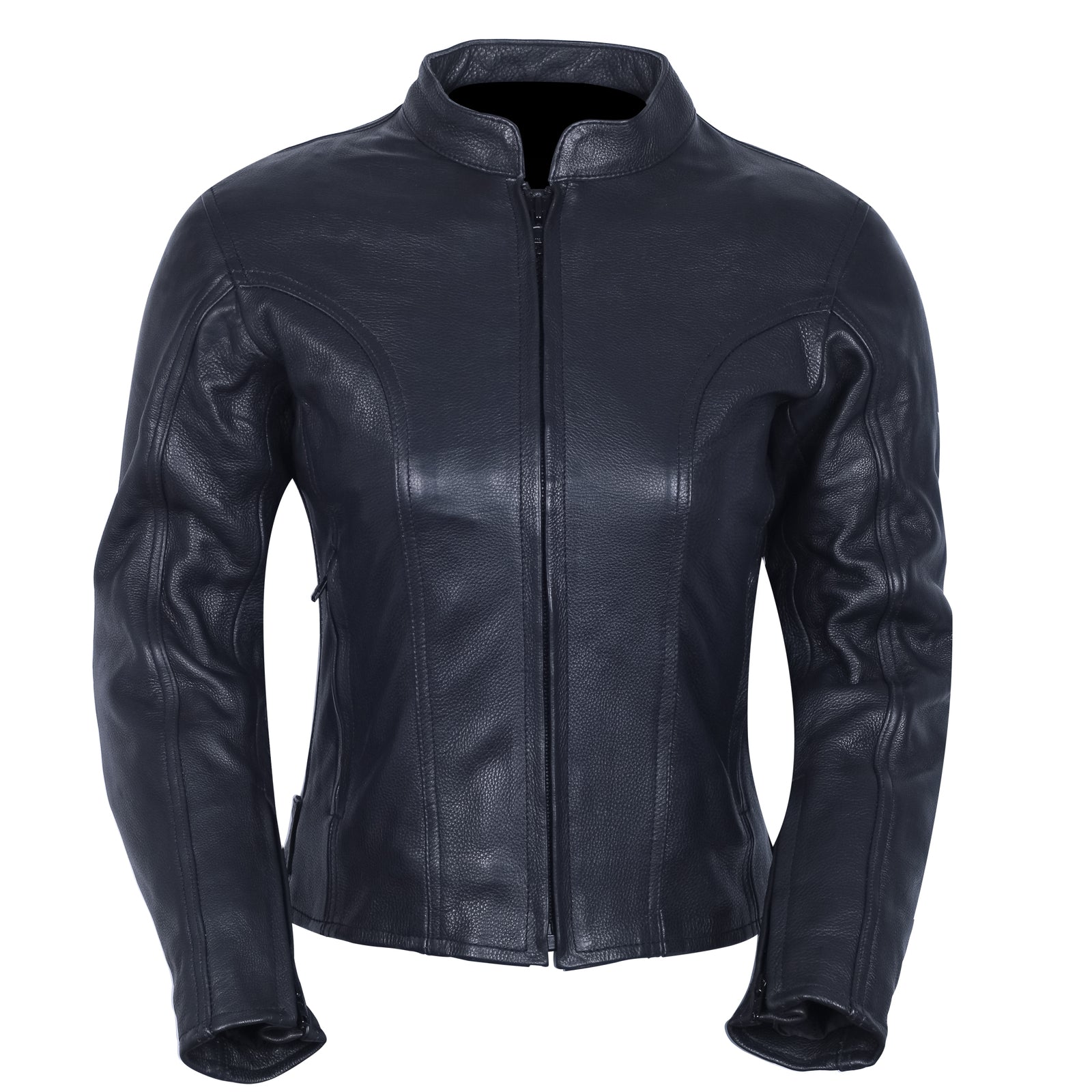 Zena Women Motorcycle Soft Fit Leather Jacket