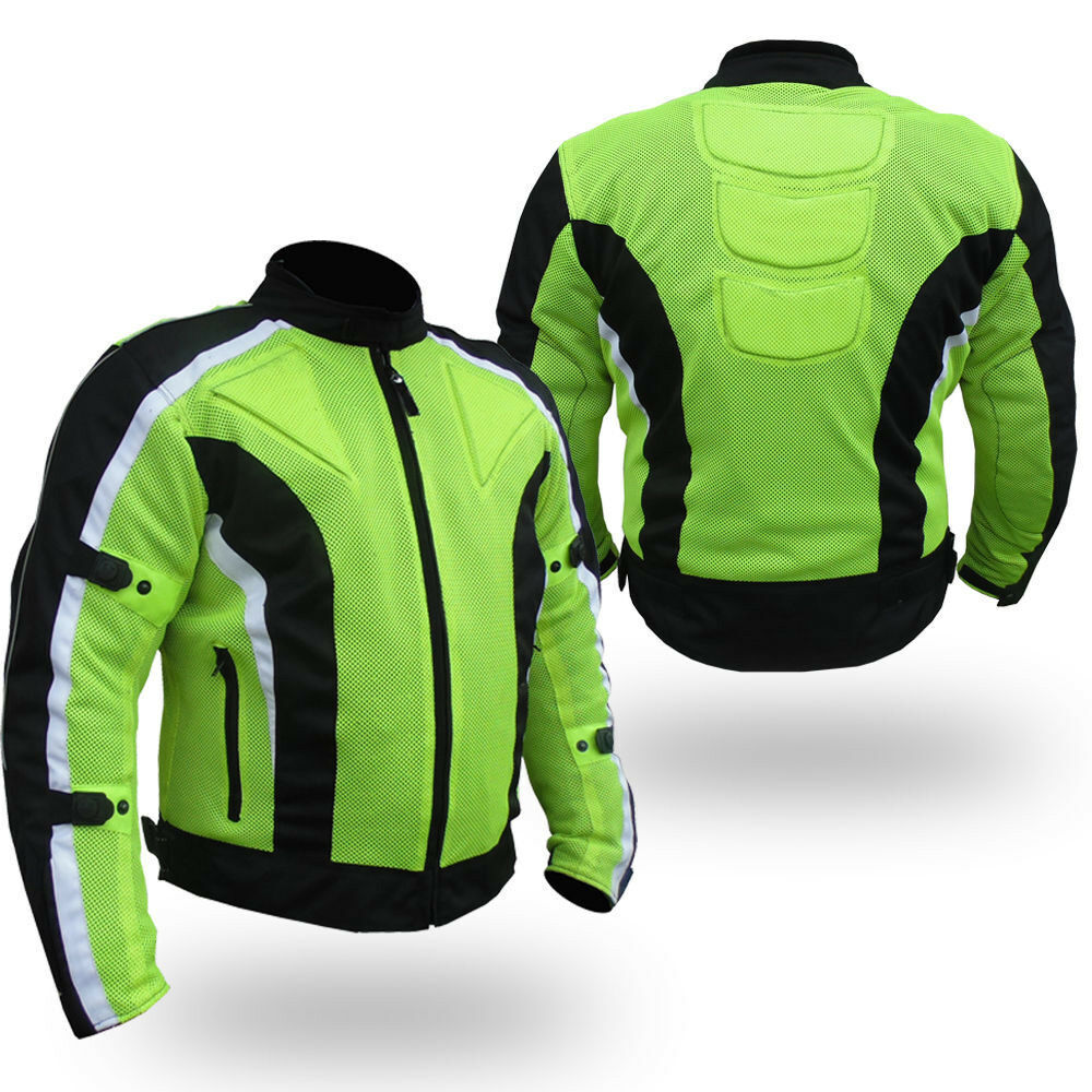 Chicane Motorcycle Textile Jacket Black/Green