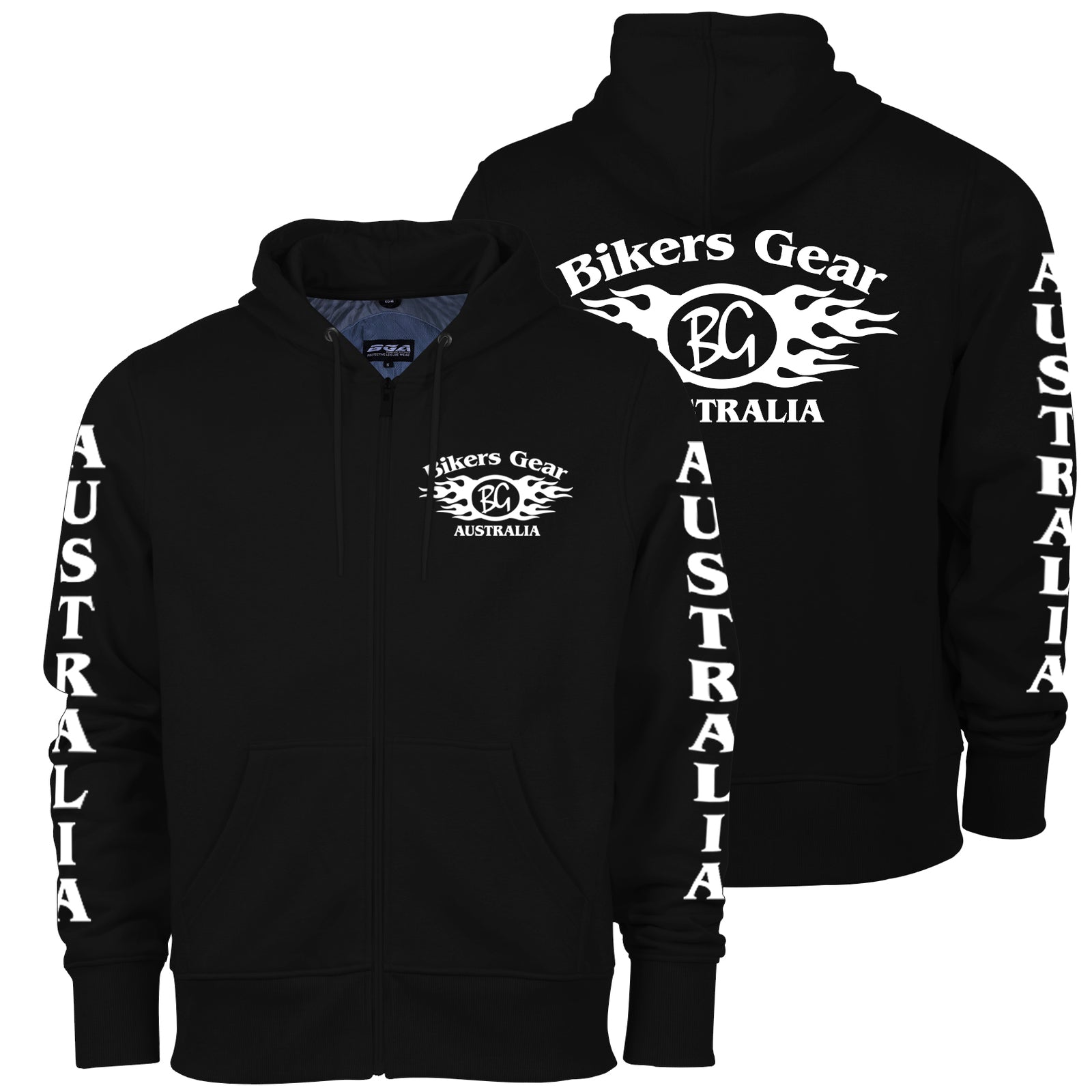 Alpha Protective Motorcycle Hoodie lined with Kevlar