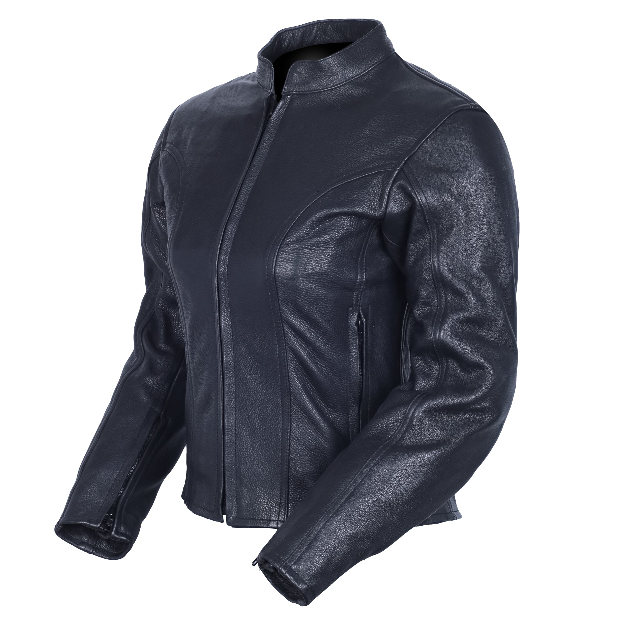 Zena Women Motorcycle Leather Jacket