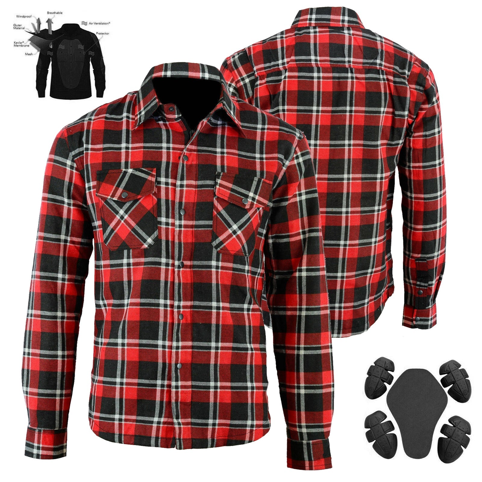 Timber HD Motorcycle Lined With Kevlar Shirt