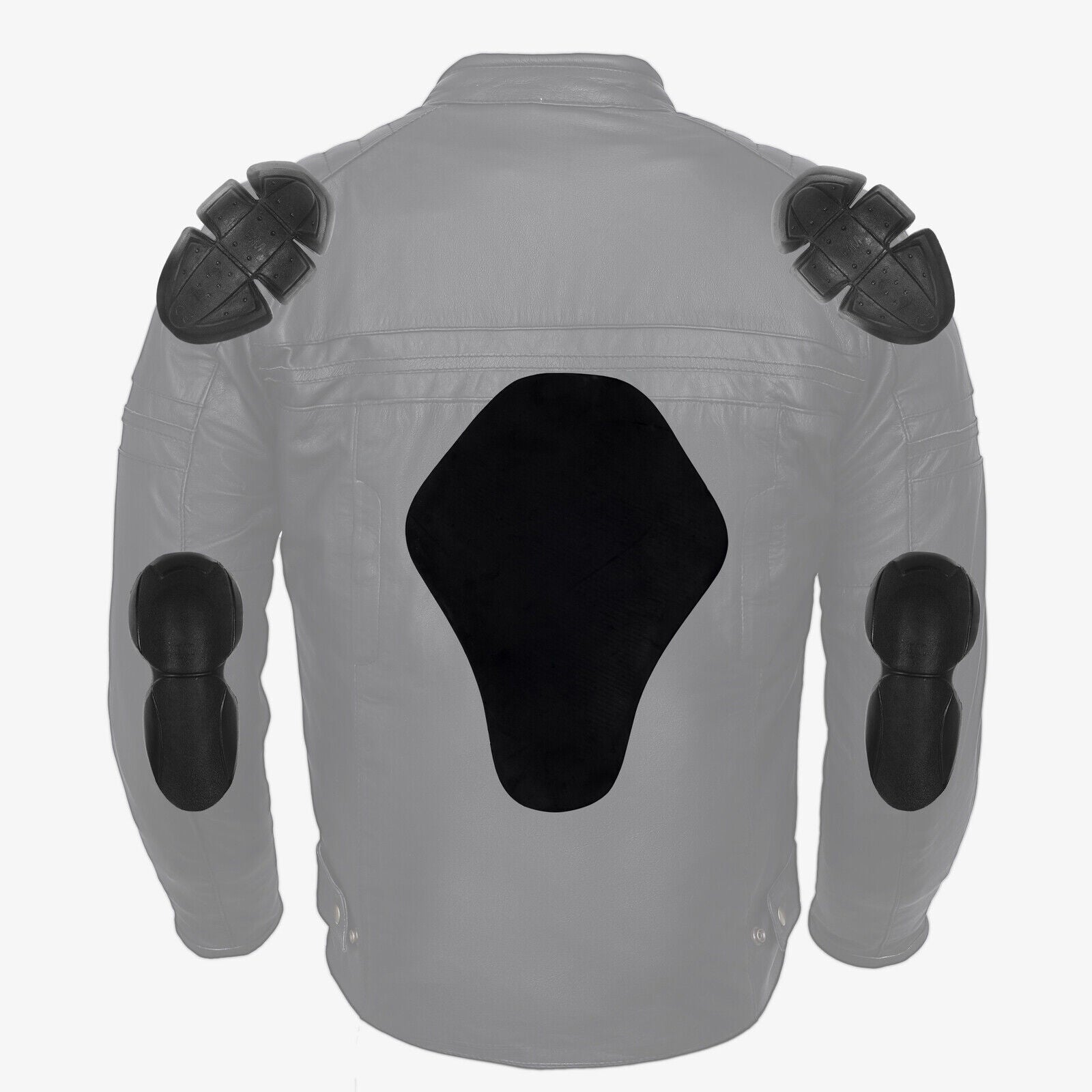 Roadster Classic Leather Motorbike Jacket Black